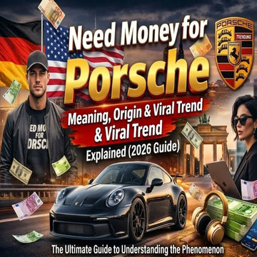 What Is “Need Money for Porsche”? Meaning, Origin, Celebrities & Why It’s Trending Worldwide