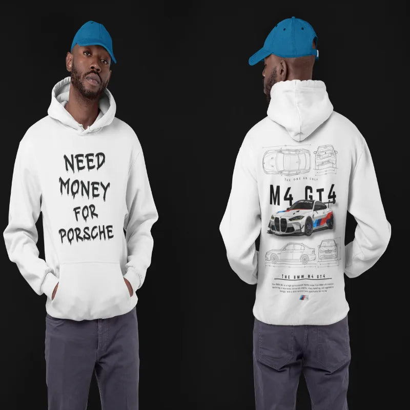 Funny Porsche quote premium hoodie