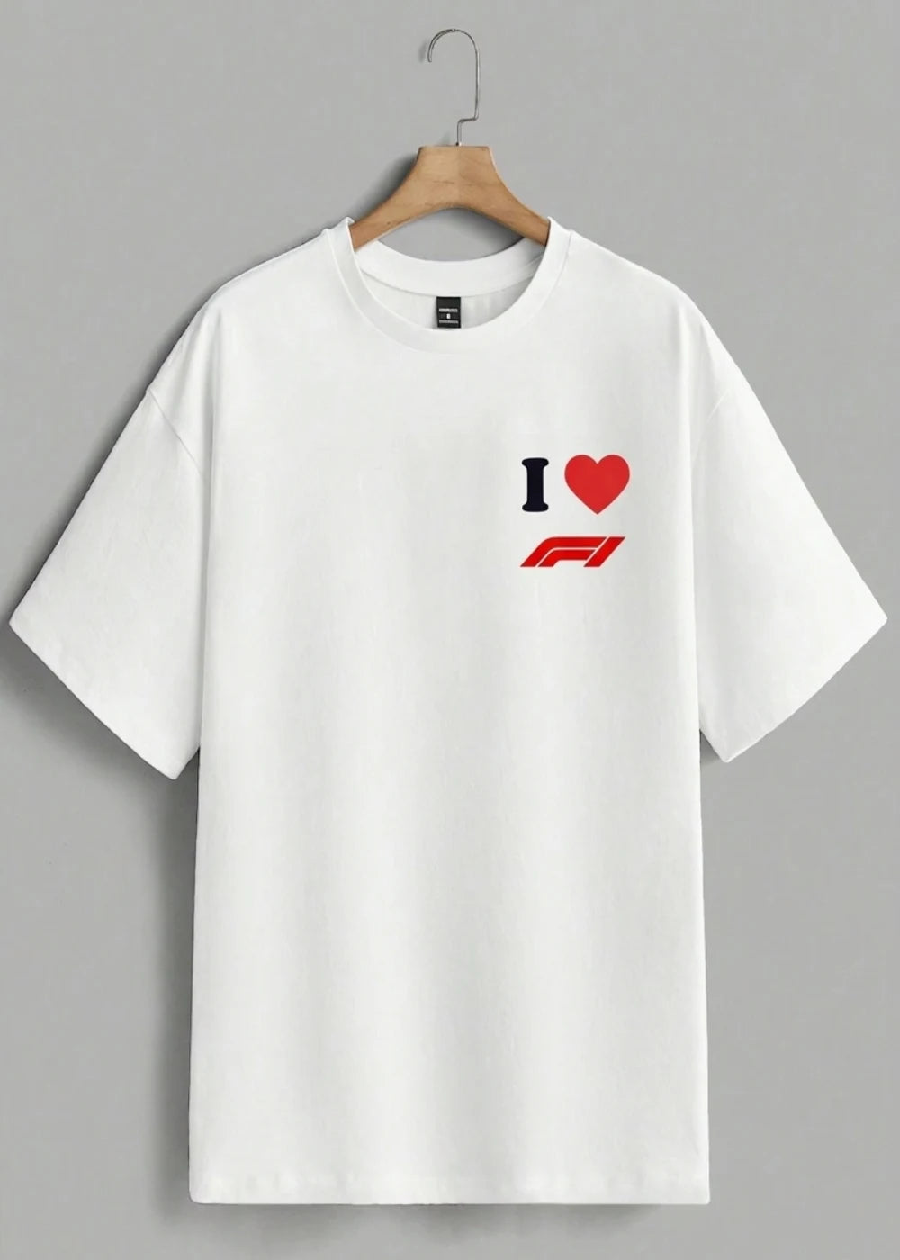 Need Money Classic Front Logo Oversized T-Shirt Bold Graphic Street Tee