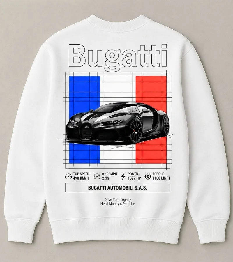 Bugatti Divo Dream White Sweatshirt