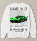 Premium Bugatti hypercar streetwear sweatshirt