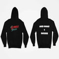 Classic Power Text hoodie back view showing Need Money logo and modern urban streetwear fashion style