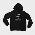 Classic Sharp Text hoodie back view showing Need Money logo and modern urban streetwear fashion style
