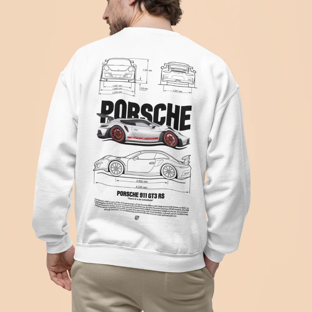 Classic Minimal Porsche Sweatshirt – Need Money For Porsche Graphic Streetwear