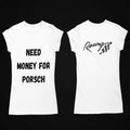 Trendy Porsche Classic Bradpitt casual t-shirt