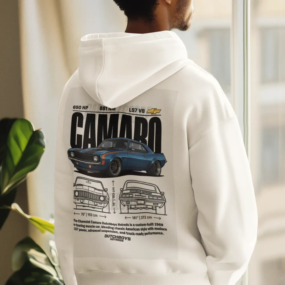 Porsche logo front graphic hoodie automotive fashion