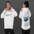 Porsche logo back print hoodie men street style