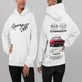 Porsche inspired signature graphic hoodie men