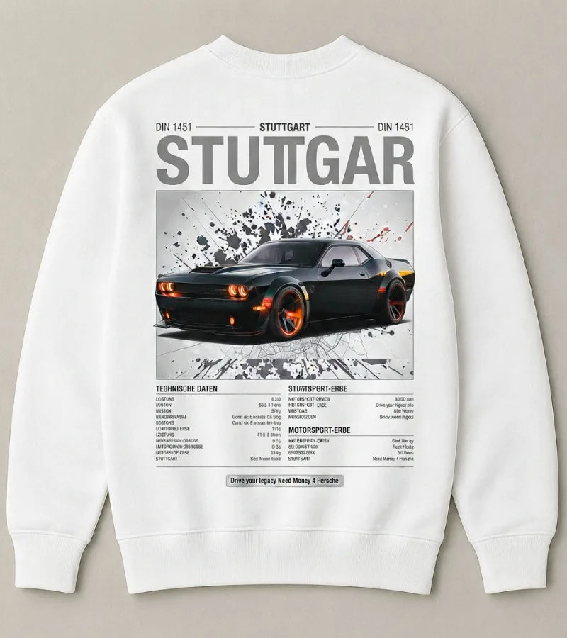 Dodge Fan Club White Sweatshirt