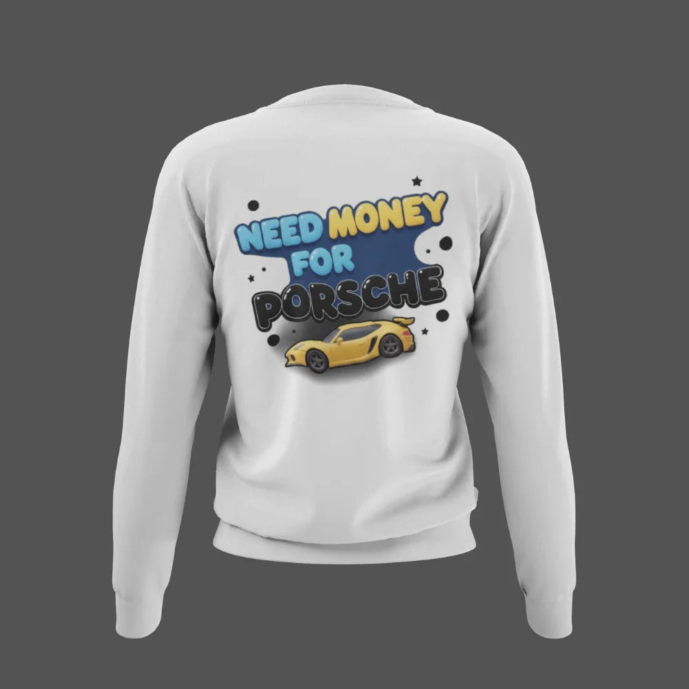 Porsche Dream Hustle luxury motivational sweatshirt