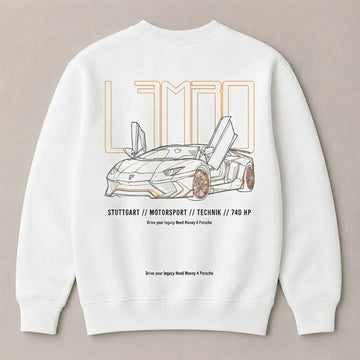 Exotic Car Lover Lamborghini white sweatshirt