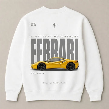 Ferrari bucket list dream car sweatshirt