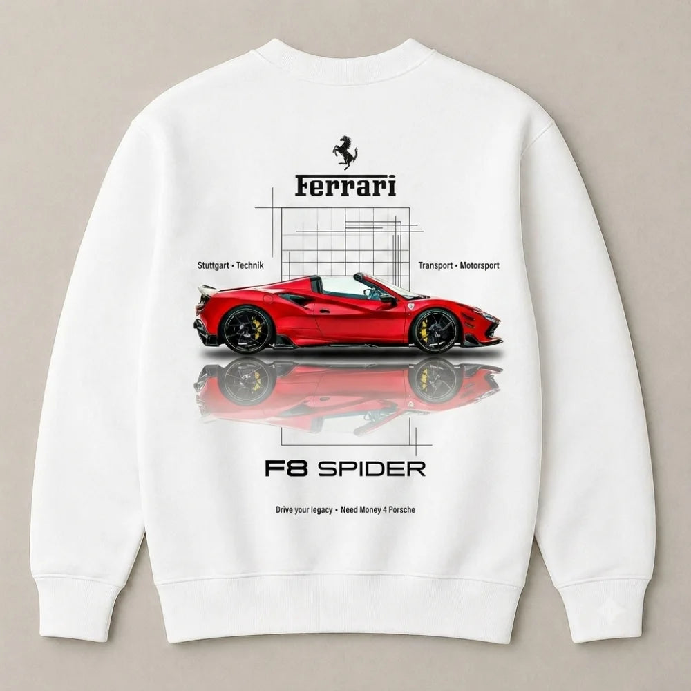 Ferrari Dream Car Need Money quote sweatshirt