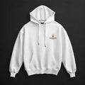 White Ferrari supercar enthusiast hoodie