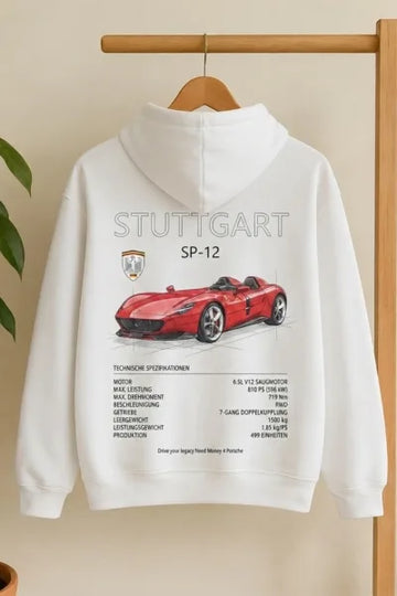 Ferrari luxury automotive unisex pullover hoodie