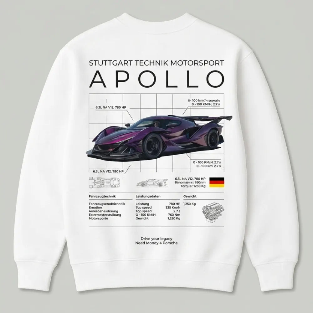Ferrari streetwear oversized sweatshirt for men