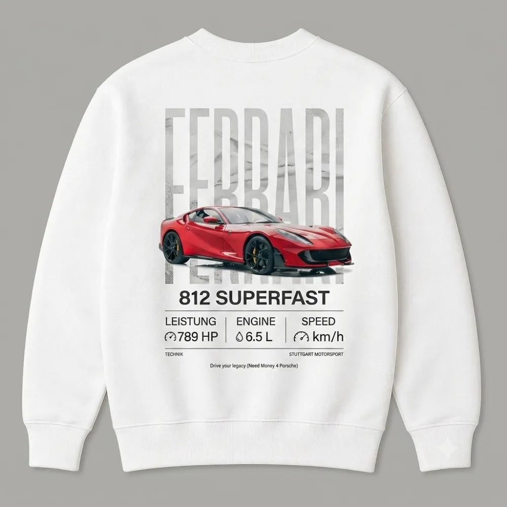 Ferrari owner goals money motivation sweatshirt