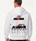 Premium Ferrari streetwear white pullover hoodie