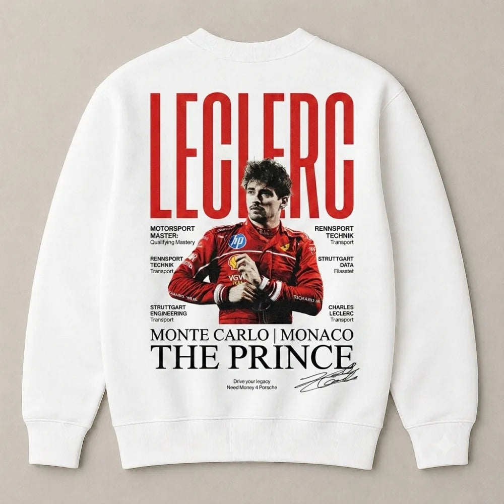 Ferrari red oversized sweatshirt for men