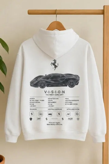 Ferrari inspired premium graphic hoodie