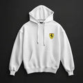 Premium Ferrari streetwear white hoodie
