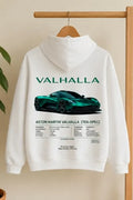 Ferrari automotive lifestyle white hoodie