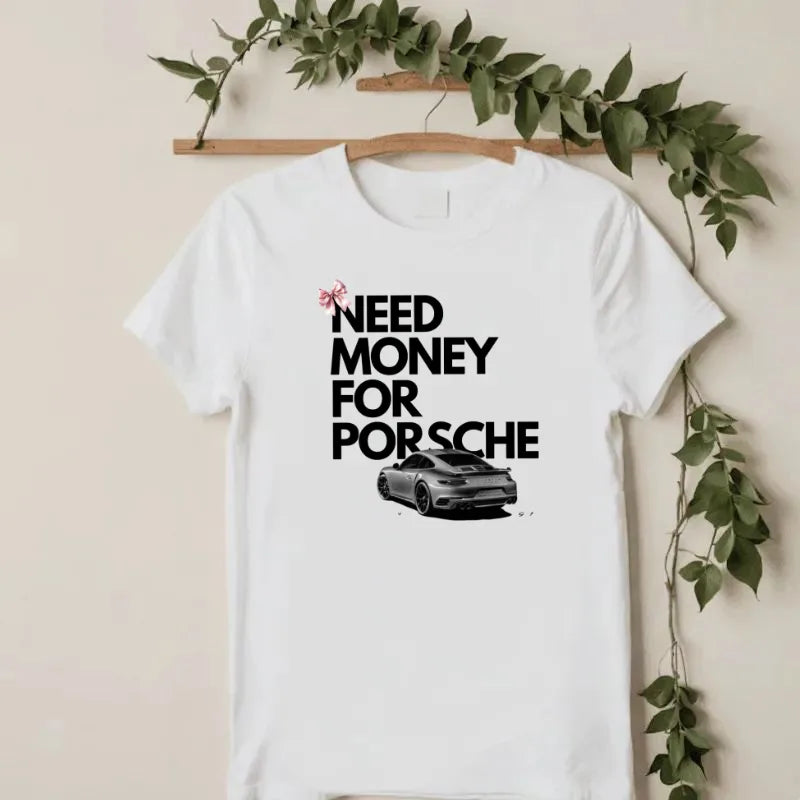 Porsche humor warning quote luxury T-shirt