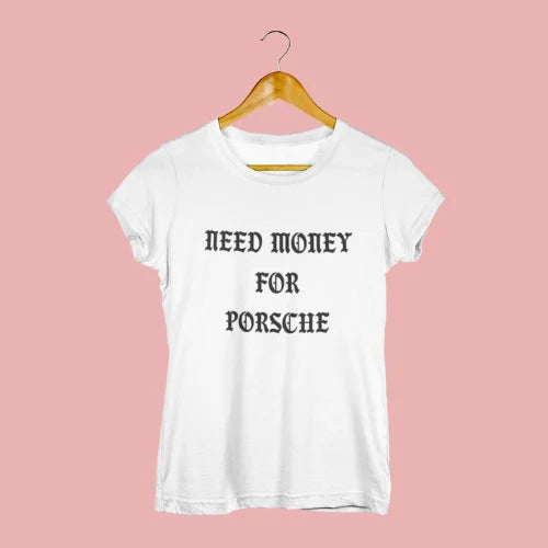 Need Money Classic Signature motivational streetwear te