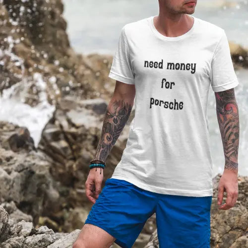 Urban fashion Need Money Classic Statement Logo everyday street tee