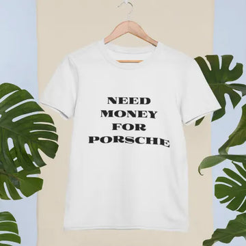 Need Money Classic Urban Black streetwear graphic t-shirt