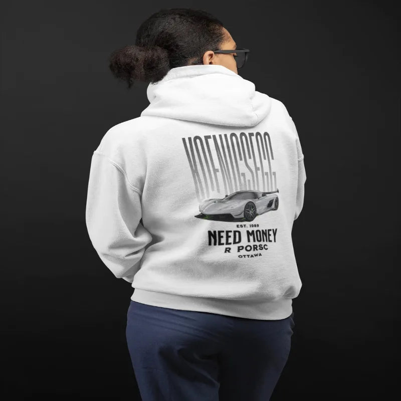 Hustle mindset Porsche luxury hoodie