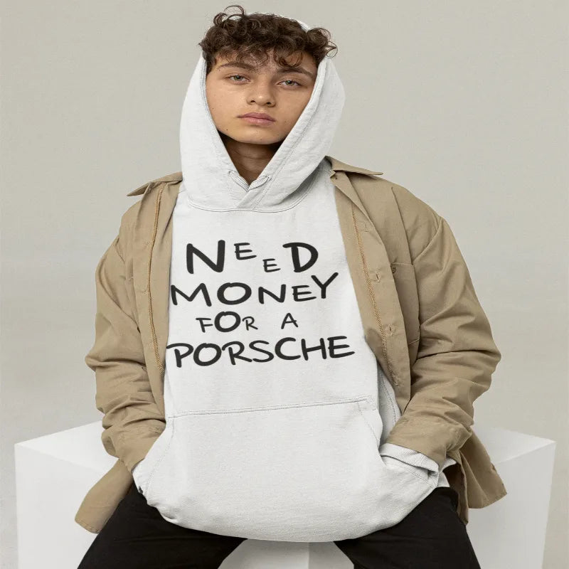 Hustler Life Porsche luxury motivational hoodie