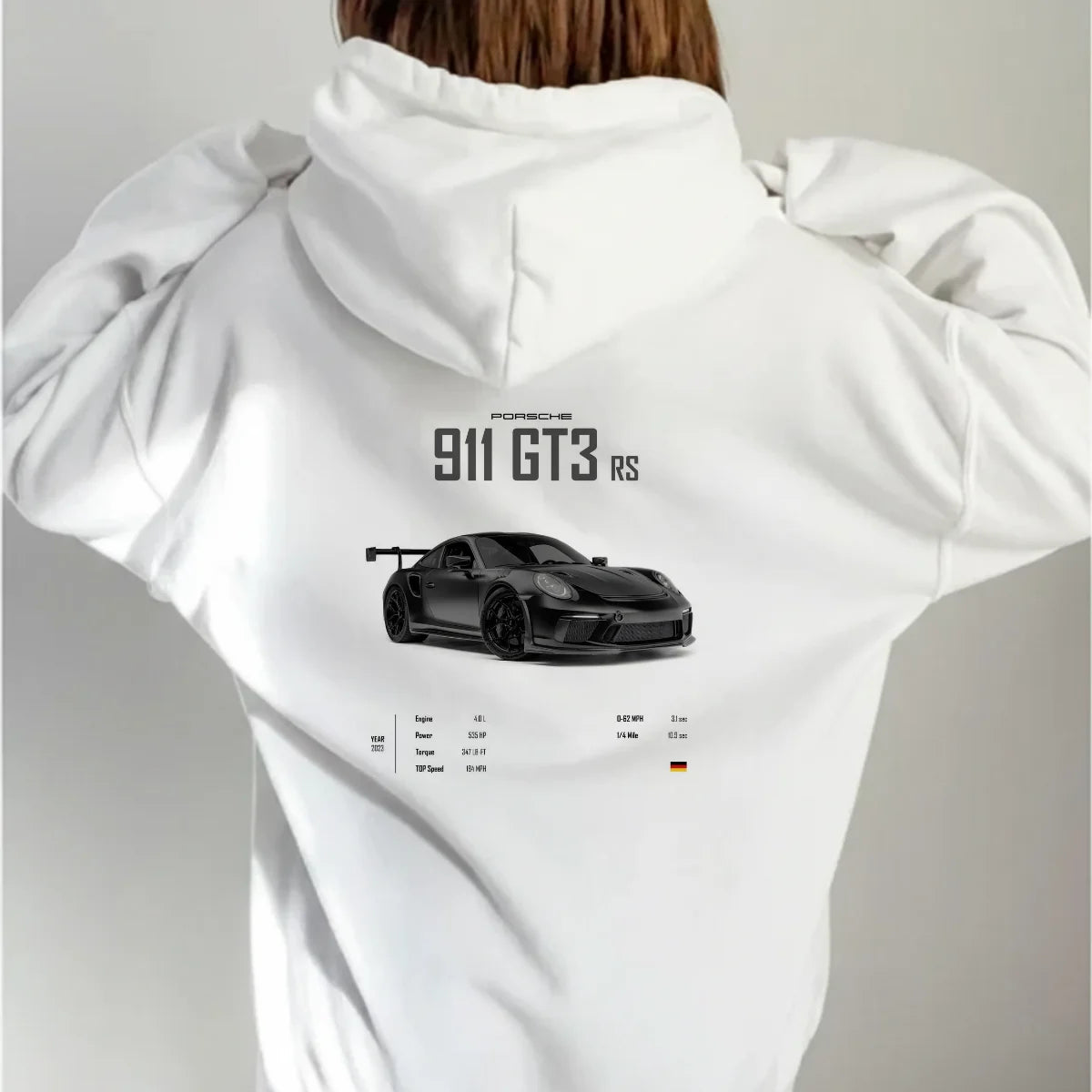 Hustler mindset Porsche luxury hoodie
