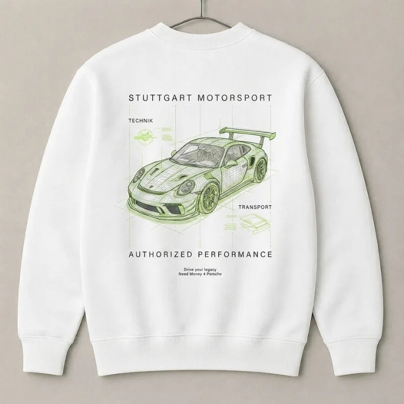 Lamborghini Fan Club white sweatshirt