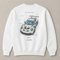 Supercar enthusiast graphic sweatshirt with Lamborghini theme