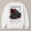 Lamborghini luxury lifestyle oversized sweatshirt