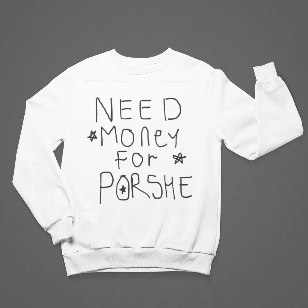 Grind Now Porsche Later luxury motivational sweatshirt