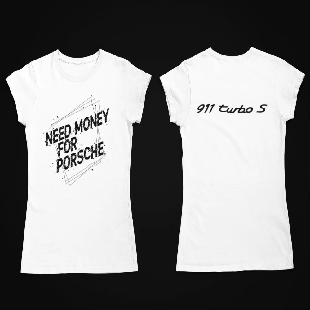Porsche fan Core Bradpitt-inspired street style t-shirt