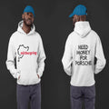 Shadow Classic Porsche Hoodie – Need Money For Porsche Casual Streetwear