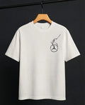 Fashionable Mercedes-Benz white oversized streetwear tee