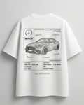 Trendy oversized Need Money for Benz graphic t-shirt