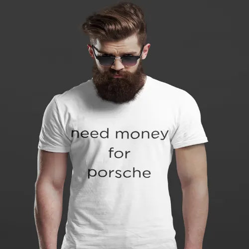Bold typography Need Money Classic Drive casual street tee