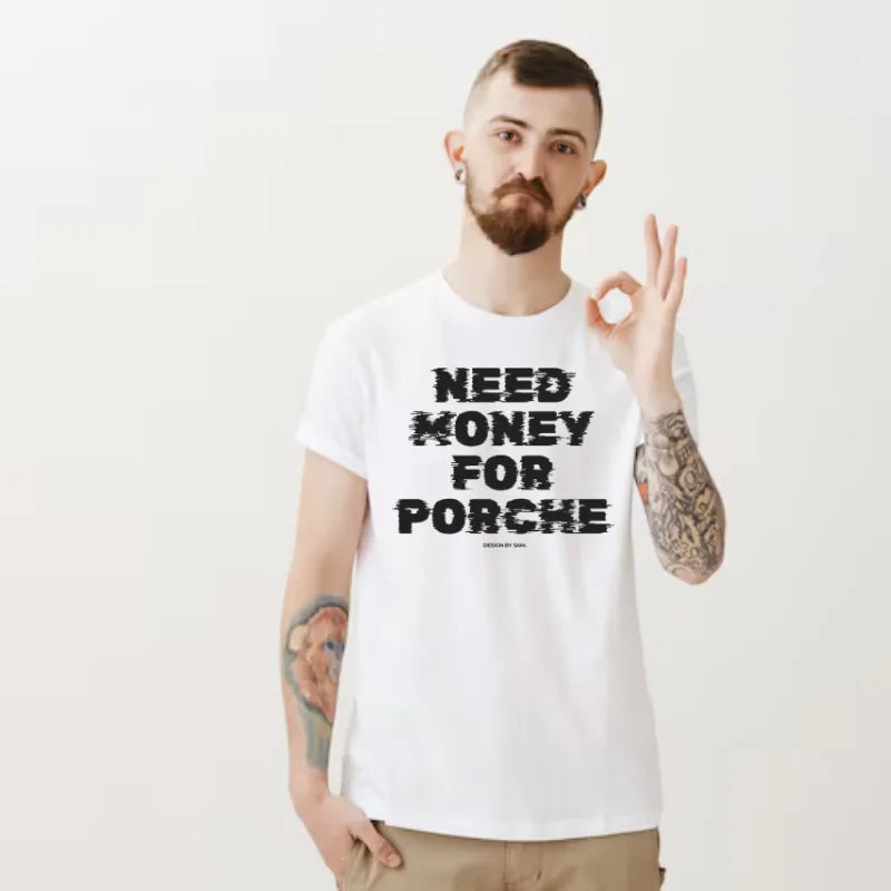 I Pause for Porsche T-Shirt | Funny Luxury Streetwear Tee