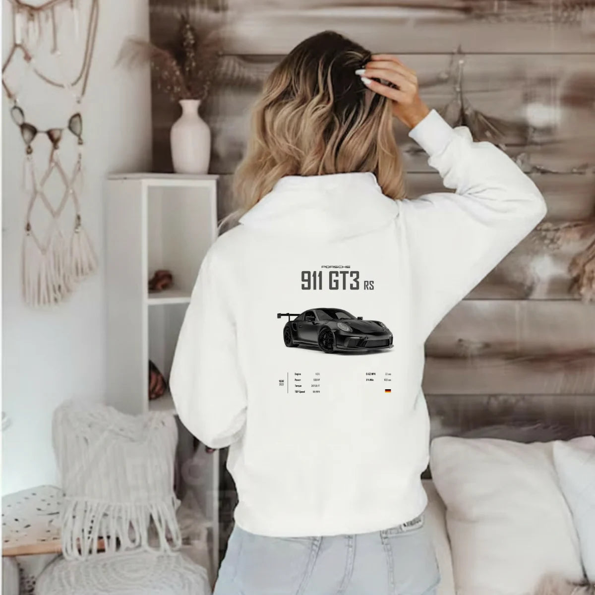 Motivational Porsche streetwear hoodie