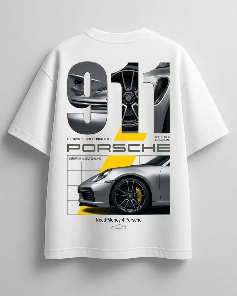 Mustang enthusiast oversized statement t-shirt design