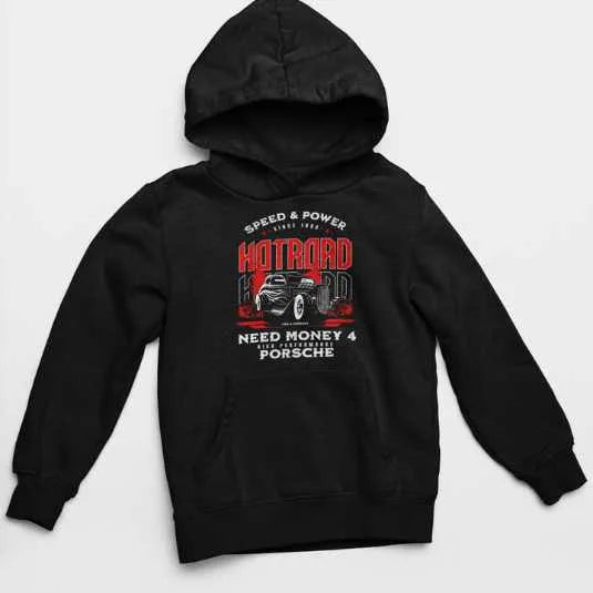 Need Money Classic Hustle Culture hoodie front view with premium streetwear design and motivational hustle branding