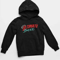 Need Money Classic Power Text hoodie front view with premium streetwear design and bold motivational text branding