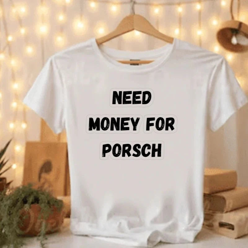 Porsche humor warning quote luxury T-shirt 2026
