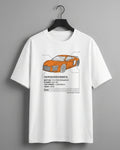 All white oversized streetwear tee by Need Money