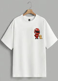 Casual Need Money Front Logo Oversized T-Shirt Modern Graphic Tee